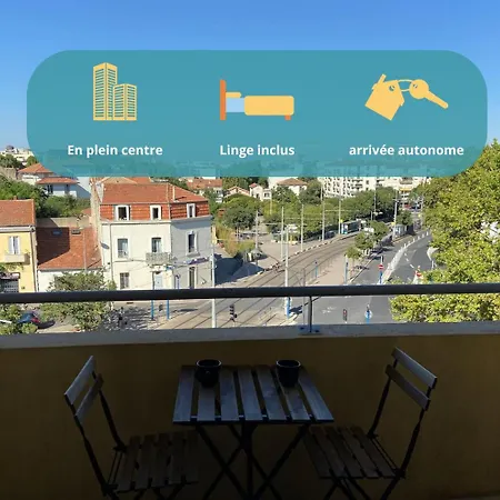 Apartament Vue Panoramique, 5 Min Gare St Roch